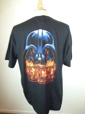 Vintage Big Dog Las Vegas Darth Vader rags to riches SITH Fundraiser t shirt xl